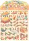 Autumn Cat Village Isometric Stickers, 3D Landscape Scene, Adorabilities